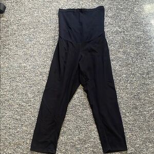 Motherhood Black Jumpsuit Sleek and Form-Fitting